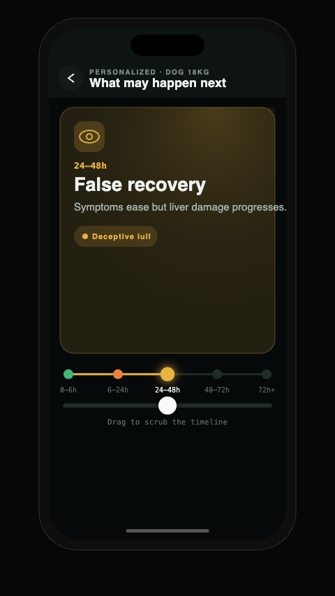 Timeline screen